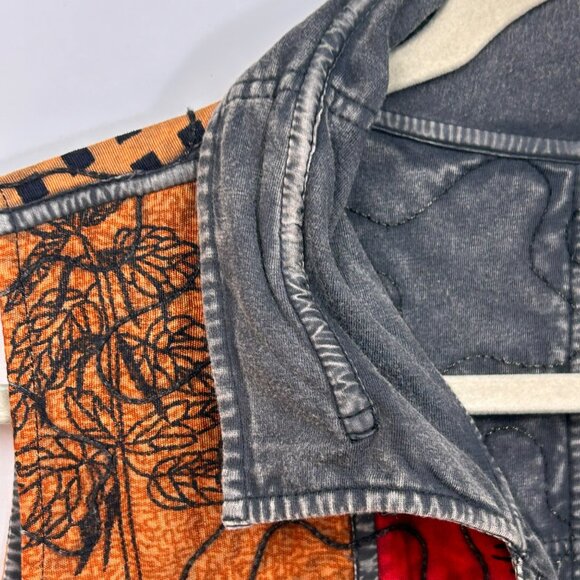 Parsley & Sage Womens Sleeveless Patchwork Vest tunic L 100%‎ Cotton long line - Picture 9 of 16